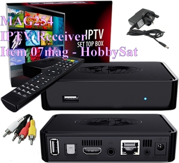 Included with Mag254 IPTV SET TOP BOX receiver